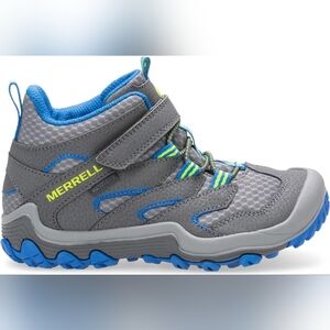 {MERRELL} Kids's Chameleon 7 Mid Alternative Closure Waterproof Hiking Boot
